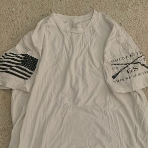 Grunt Style white t shirt